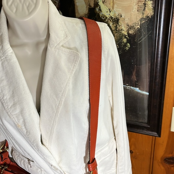 🍁Coach Originals 1941 Archive  Duffle/Crossbody Glove tanned Leather Red /Orange - Picture 13 of 17